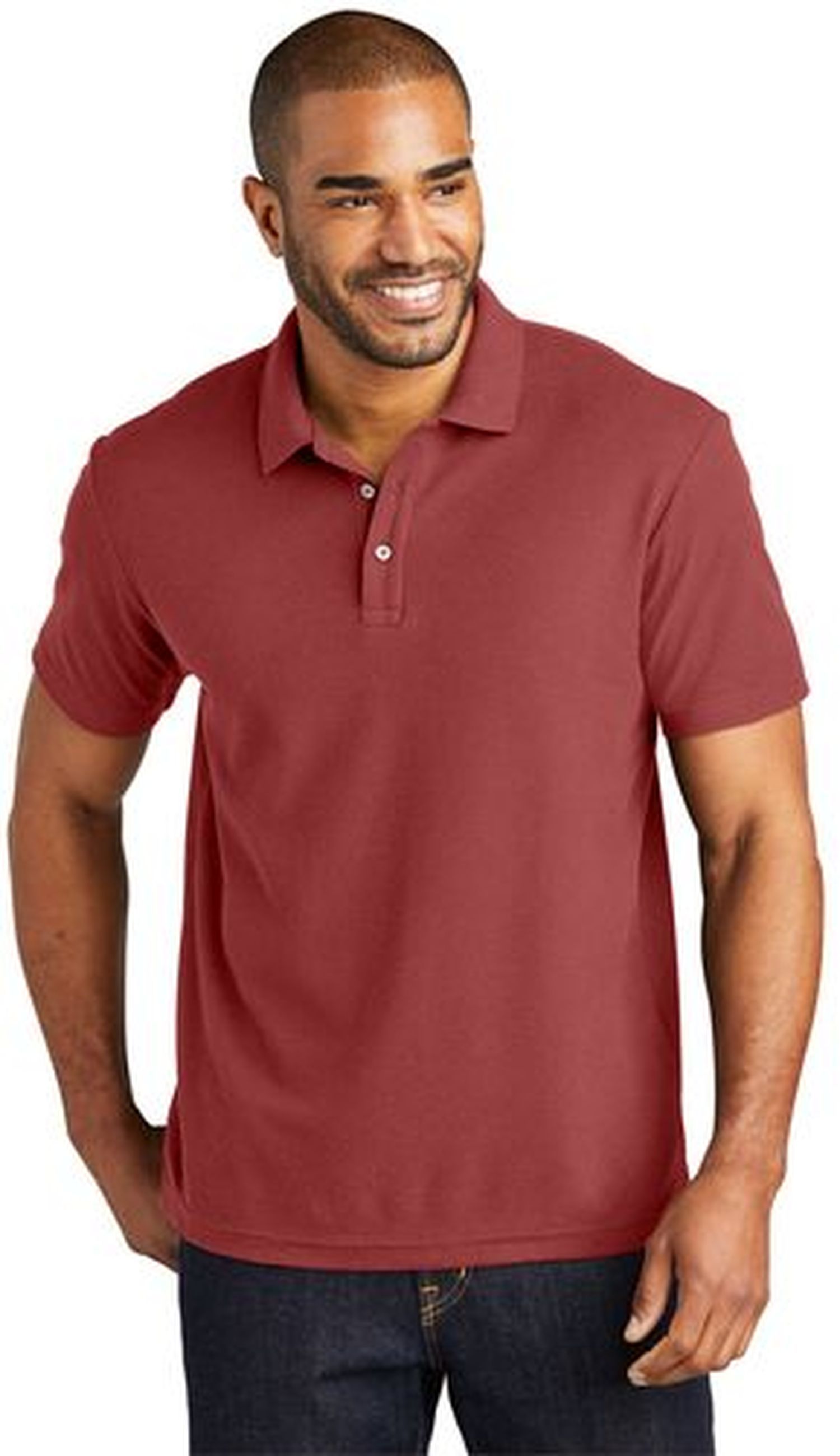 Port Authority Adult Unisex 5.3oz 60/40 Cotton Poly C-FREE Cotton Blend Pique Polo